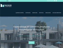Tablet Screenshot of magnum-partners.com